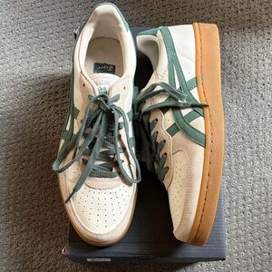 Onitsuka Tiger GSM Cream/Hiking Green Sneakers Bought in Japan